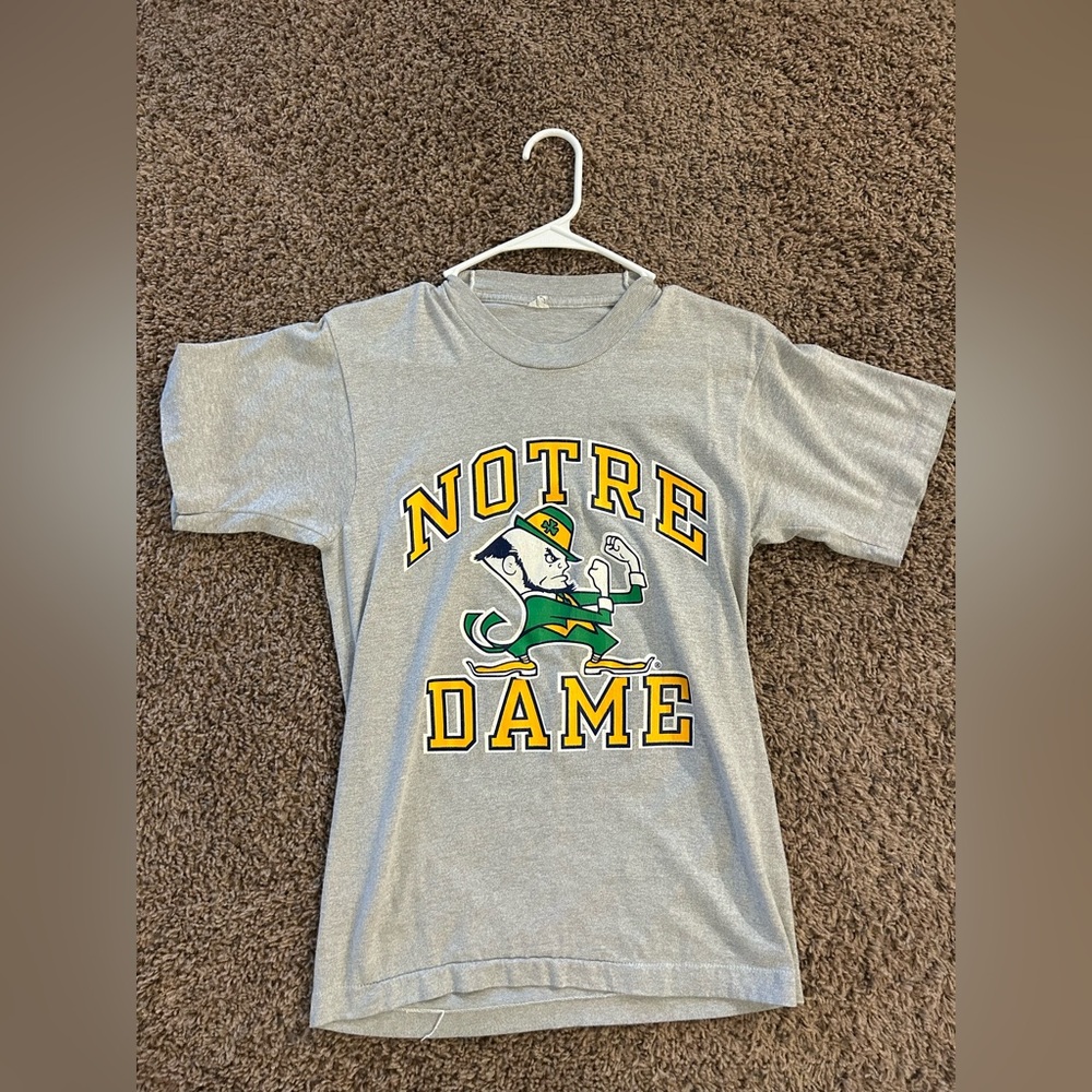 Vintage Notre Dame Fighting Irish Shirt Mens medium NCAA College Football 90s